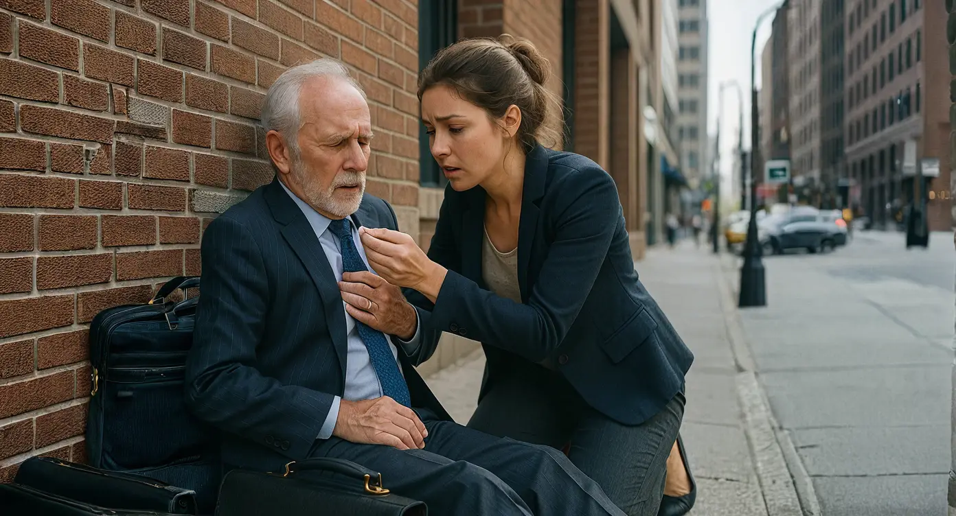 Woman Rescues Man Woman Saves Man's Life on Her Way to an Interview. She Later Learned He ...
